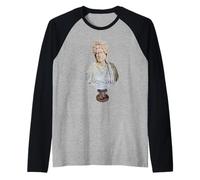Constantine XI Palaiologos Byzantine Emperor Bust Statue Raglan Baseball Tee