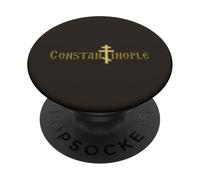 Constantinople Orthodox Christian Byzantine Cross PopSockets Adhesive PopGrip