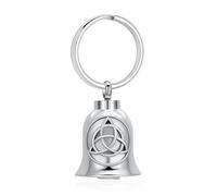 constantlife Bell Urn Necklace Celtic Knot Cremation Jewelry for Ashes Stainless Steel Memorial Pendant Human Pet Ash Holder Keepsake for Men Women, Stainless Steel, stainless steel