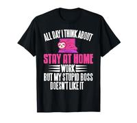 Constantly Imagining Stay at Home Humor Remote Work Fun T-Shirt