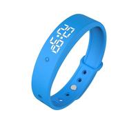 Constantly Wearable Defeat Smart Bangle with Quiet Wake Technology Following Long Battery Waterproof Rechargeable