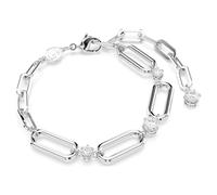 Swarovski Constella bracelet, White, Rhodium plated