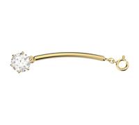 Constella extender, Round cut, White, 18K gold finish