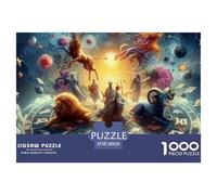 Constellation 1000 Pieces for Adults Jigsaw Puzzles for Adults 1000 Piece Puzzle Educational Gamesthe Twelve Zodiac Signs Colorful Cats Beautiful - Decoration PuzzleChallenging Puzzles38x26