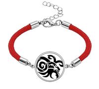 Constellation Capricorn Zodiac Sign Lucky Red String Bracelet Rope Bracelet Handmade