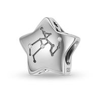 Constellation Charm 925 Sterling Silver Birthstone Bead Birthday Cross Mom Family Pendant for Pandora Charm Bracelet (Sagittarius)