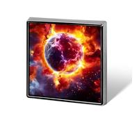 Constellation Pillar of Creation Custom Lapel Pins Square Brooch Tie Suit Dress Accessories for Men Women Wedding Birthday