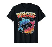 Constellation Pisces Zodiac Sign Twin Fish Graffiti T-Shirt
