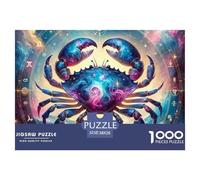 Constellation Puzzles 1000 Piece Puzzle Classic Educational Games Beautiful Decoration PuzzleChallengingthe Twelve Zodiac Signs PuzzlesColourfulFun Activity for Home38x26cm/1000