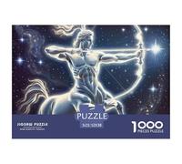 Constellation Puzzles 1000 Pieces for Adults Jigsaw Puzzles for Adults 1000 Piece Puzzle Challenging Game for The Whole for Women,the Twelve Zodiac Signs Gifts for MenFun Activity for Homel