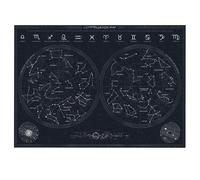 Constellation Scratch Poster