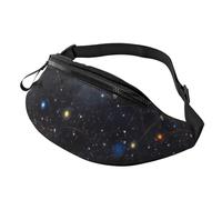 Constellation Star Clusters Galaxies Fanny Pack for Men Women Crossbody Waist Bag Waterproof Sports Belt Bag Outdoor Hip Pack
