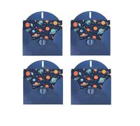 Constellation Star Clusters Galaxies Horizontal Full Single-Sided Printing Pearlescent Paper Birthday Halloween Christmas Halloween Birthday Party Holiday Greeting Card