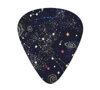Constellation Star Clusters Galaxies Premium Bass Electric Guitar Picks,Guitar Plectrum For Unparalleled Musical Experience
