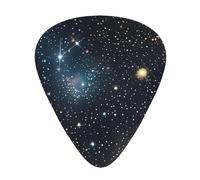 Constellation Star Clusters Galaxies Print 12 Pieces Guitar Picks For Guitars And Ukulele, Unique Guitar Present