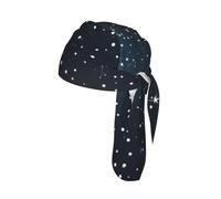 Constellation Star Clusters Galaxies Print Breathable Versatile Cycling Cap for Men Women Headband Yoga Running Sweatband