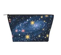 Constellation Star Clusters Galaxies Print Makeup Bag Travel Cosmetic Bag Large Capacity Makeup Organizer Case Portable Makeup Pouch for Washing, Bedroom Storage