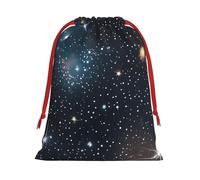 Constellation Star Clusters Galaxies Print Practical Drawstring Gift Pouches Comfort Holiday Parties Events Multipurpose Use