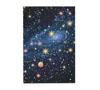 Constellation Star Clusters Galaxies Printed Wooden Puzzle 300 Piece, Cute Puzzle Game in Plastic Box for Family Entertainment and Brain Training Gifts