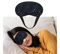 Constellation Star Clusters Galaxies Sleep Mask for Side Sleeper Blackout Eye Masks for Women Men Blindfold Mask Side Sleeper Eye Cover for Sleeping Nap Blackout Eye Shade Cover for Travel