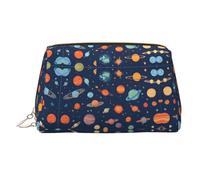 Constellation Star Clusters Galaxies Stylish Portable Cosmetic Bag with Full-Print Design – Durable PVC Leather Makeup & Toiletry Organizer for Home & Travel Use