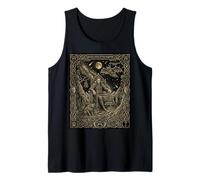 Constellation Vampyre Tarot Card Gothic Tank Top