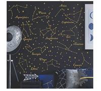 Constellation Wall Decal Twelve Constellations Stars Wall Stickers for Nursery Room Zodiac Astronomy Art Mural Kids Room Stars Decoration YU15 (Gold)