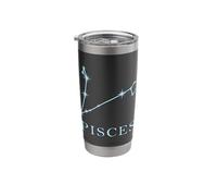 Constellation Zodiac Sign Pisces Pisces Stainless Steel Insulated Tumbler