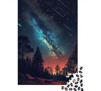 Constellations Ablaze Adult Jigsaw Puzzle, 1000 Pieces, 52x38cm/1000pcs; A Weekend Activity at Your Own Pace; Smooth White Cardboard Pieces