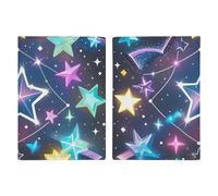 Constellations And Stars Pattern Passport Holder Passport Wallet PU Leather Passports Protective Cover Slim Travel Accessories