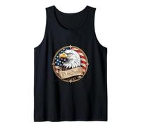 Constitution is Not A Suggestion Eagle American Flag Tank Top