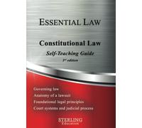 Constitutional Law: Essential Law Self-Teaching Guide