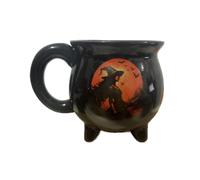 Constprog Enchanted Cauldron Mug - Witch Cauldron Coffee Mug, Witchesed Mugs, Witch Mug Gifts