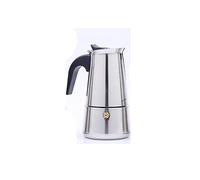 Constprog Stainless Steel Espresso Coffee Maker Stove Top Percolator 2/4/6/9 Cups Moka Pot ， Makes Real Italian Coffee, Moka Pot 2/4/6/9 Cups ， Stainless Steel (B-4Cups/200ML)