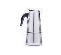 Constprog Stainless Steel Espresso Coffee Maker Stove Top Percolator 2/4/6/9 Cups Moka Pot ， Makes Real Italian Coffee, Moka Pot 2/4/6/9 Cups ， Stainless Steel (B-6Cups/300ML)