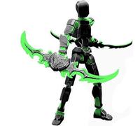 Constprog T13 Action Figure 3D Printed Mannequin Toys for Adults, Multi-Jointed Movable Robots NEW for adults (Black)