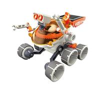 CONSTRUCT & CREATE Solar Rover DIY STEM Build Your Own Project Assembly Set | Science Based ABS Plastic Model Toy Kit for Adults and Children Aged 10+