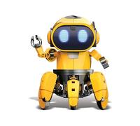 CONSTRUCT & CREATE Tobbie the Self-Guiding AI Robot Build Your Own DIY STEM Kit - Robotic Toy for Children from 8 Years
