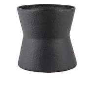 Construct Papier Mâché Planter Pot Black one size
