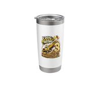 Construction 3rd Birthday Boy I Dig Being 3 Dump Truck Kids Stainless Steel Insulated Tumbler
