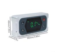 Construction Angle Meter Buzzer Alarm 0-90 Degrees | Simultaneous X/Y reading, high-res touch screen, for instant data, no guesswork, precise leveling