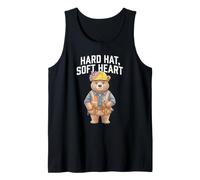 Construction Bear Humor Funny Worker Quote Labor Trades Tank Top