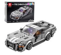 Construction Blocks Car GT500 Grey 476 pcs