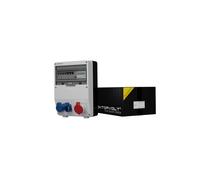 Construction distribution meter 3F TD-S/FI 16A 2x230V DV-2510-D