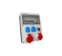 Construction distributor ECO-S/FI 32A/5P 16A/5P 2x230V DV-7938-F
