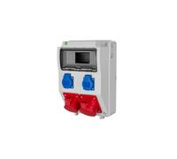 Construction Distributor RS-9 9-Mod. 2x2P+Z, 16A/5P RS 6223-00