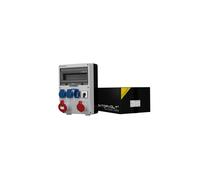 Construction distributor with connector 0-1 TD 32A 16A DV-2411-D