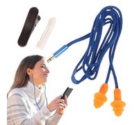 Construction Earbuds, 100dB Noise Blocking Ear Plugs, 100dB with Clips Noise Cancelling Headphones Labor Protection for Construction Site Factory Noisy Environment Meetings