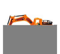 Construction Excavator Toy, Excavator Push Car,Push and Go Inertial Excavator Rotatable | Encourages Imagination and Creativity Movable Joints Construction Vehicle for Living Room
