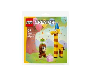 Construction Game - LEGO - Birthday Party Animals - Plastic - Suitable from 3 years - Unisex